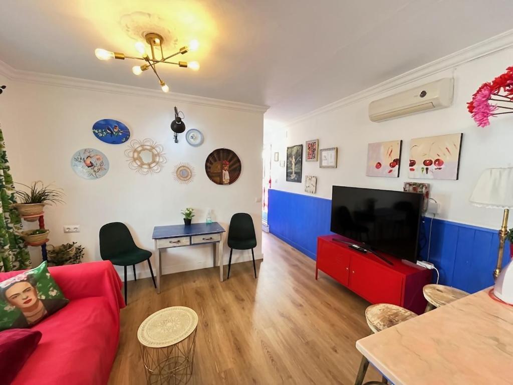 El Mundo De Frida Parking Y Terraza Apartment โกนิล เด ลาฟรอนเตรา ภายนอก รูปภาพ
