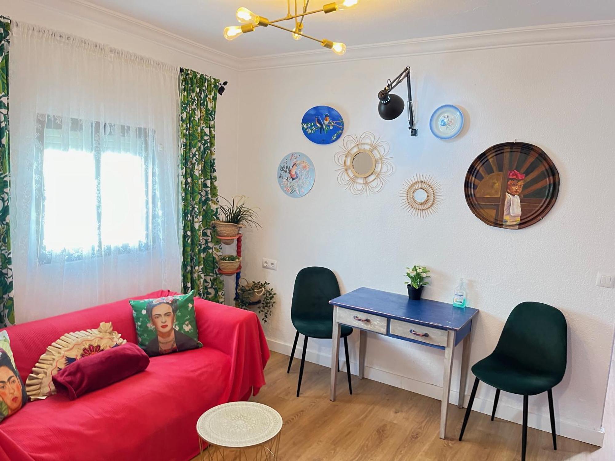 El Mundo De Frida Parking Y Terraza Apartment โกนิล เด ลาฟรอนเตรา ภายนอก รูปภาพ